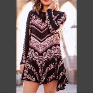 #1567 Free People Smooth Talker Dress Small